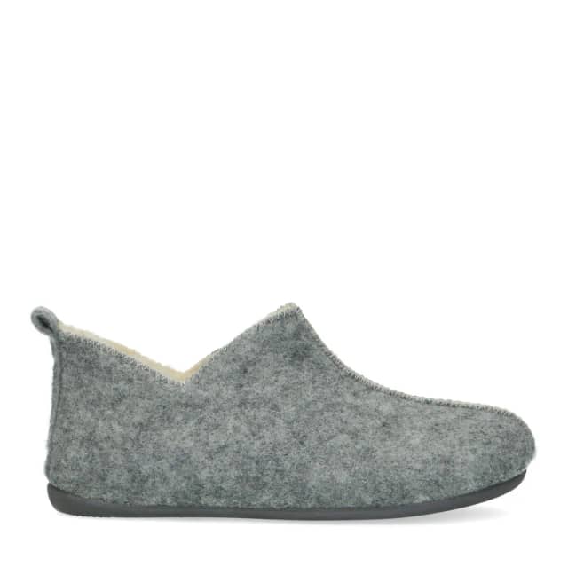 Manfield Licht Grijze Pantoffels