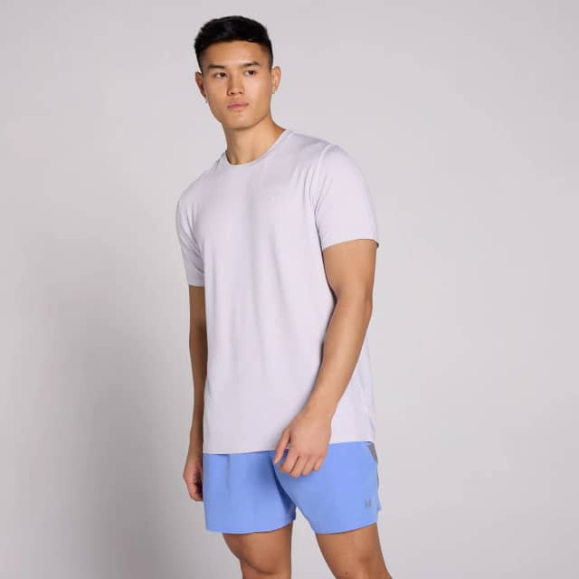 Myprotein MP Heren Tempo Marl T-Shirt - Lila Grijs