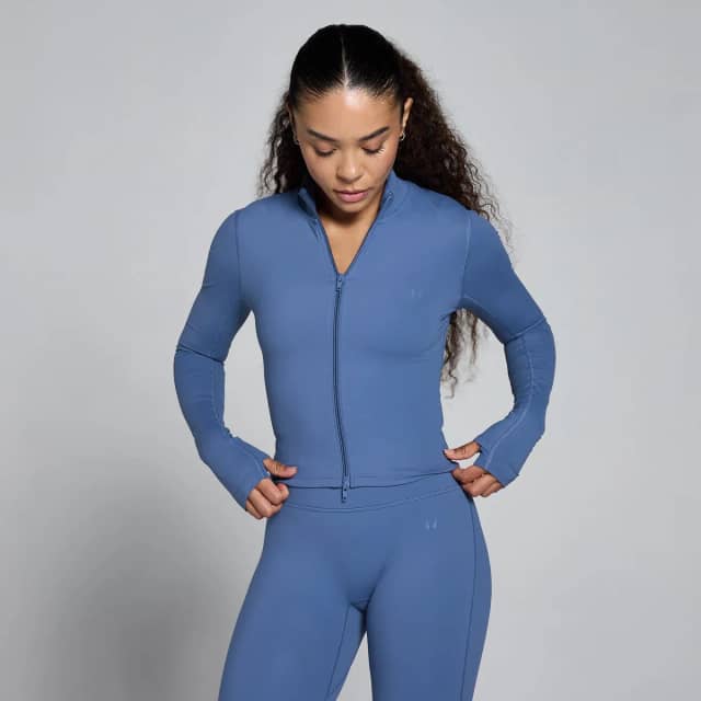 Myprotein MP Women's Tempo Cropped Jacket - Leiblauw
