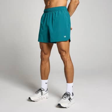 Myprotein MP Heren Training 5 Geweven Short - Rijk Groenblauw