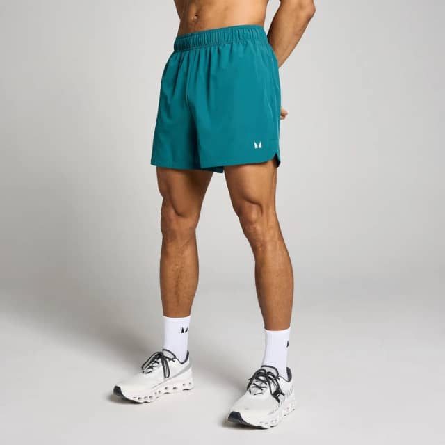 Myprotein MP Heren Training 5 Geweven Short - Rijk Groenblauw