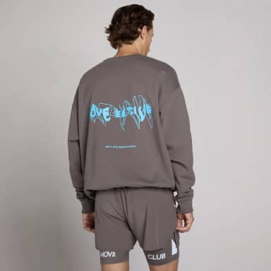 MP Unisex Hybrid Grafisch Sweatshirt - Asgrijs