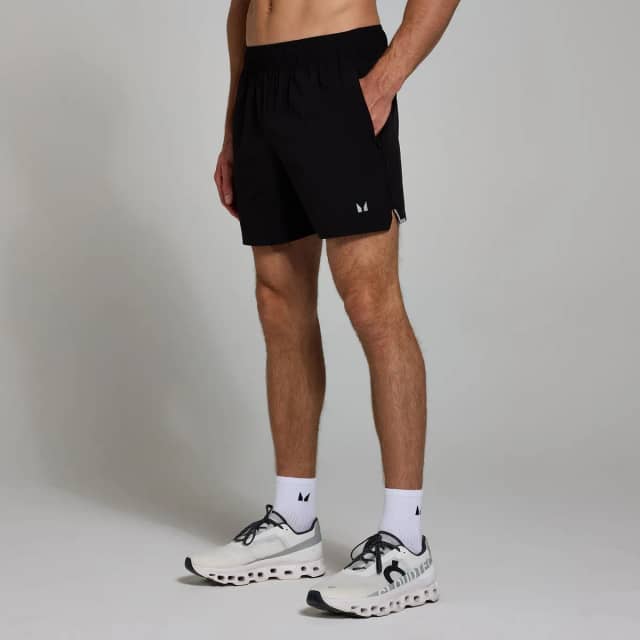 Myprotein MP Active geweven short met binnenbeenlengte van 13 cm voor heren - Zwart