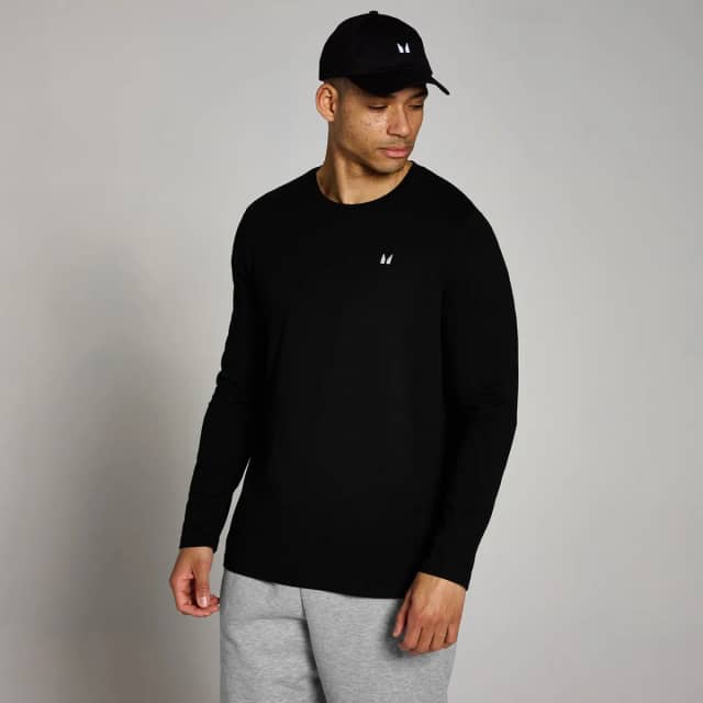 Myprotein MP Rest Day shirt met lange mouwen voor heren - Zwart