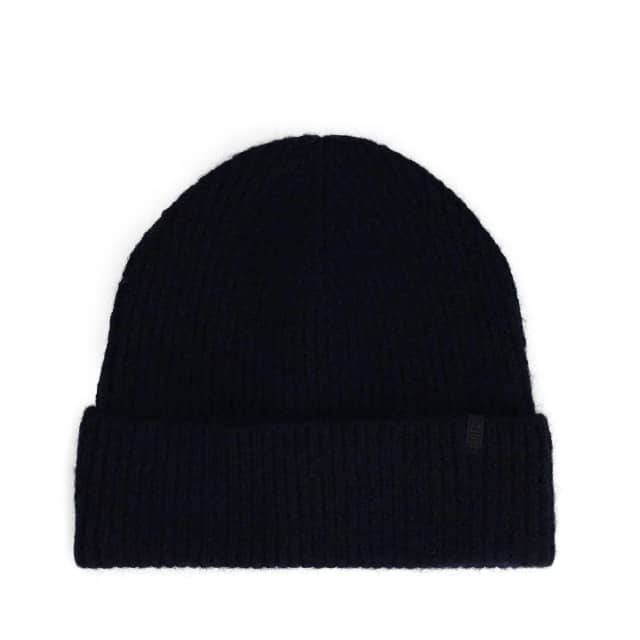 Manfield Donkerblauwe Beanie