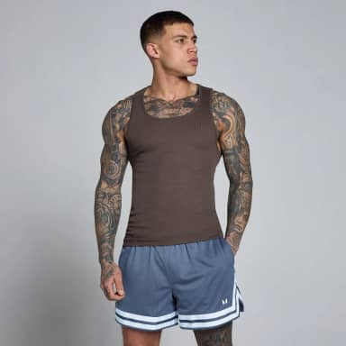 Myprotein MP Men's Lift Ribbed Muscle Fit Vest - Chocolade