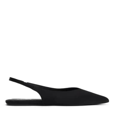 Zwarte slingbacks