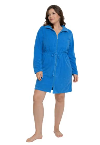 Zomer badjas met rits
