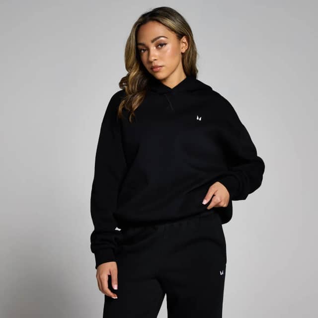 Myprotein MP Basics oversized hoodie voor dames - Zwart