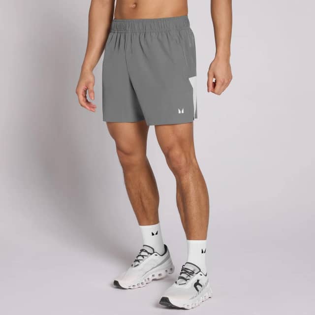 Myprotein MP Heren Active Training 5 Pocket Short - Staalgrijs