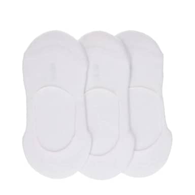 Manfield Manfield Witte Sneaker Sokken (3 Paar)