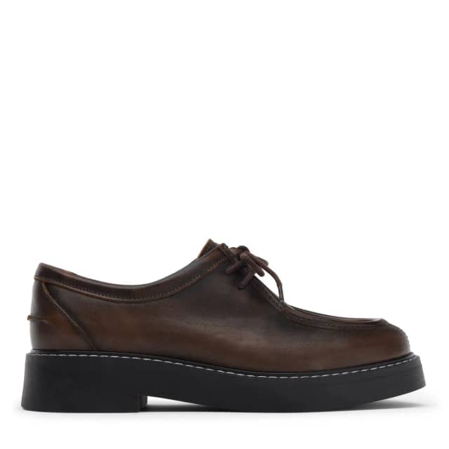 Sacha Bruine leren veterschoenen
