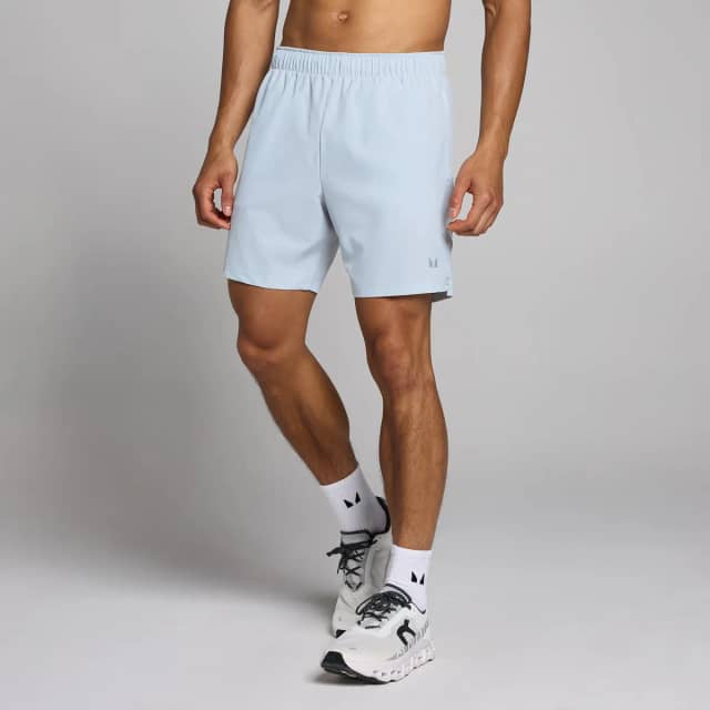 Myprotein MP Tempo short met binnenbeenlengte van 17,8 cm voor heren - IJsgrijs