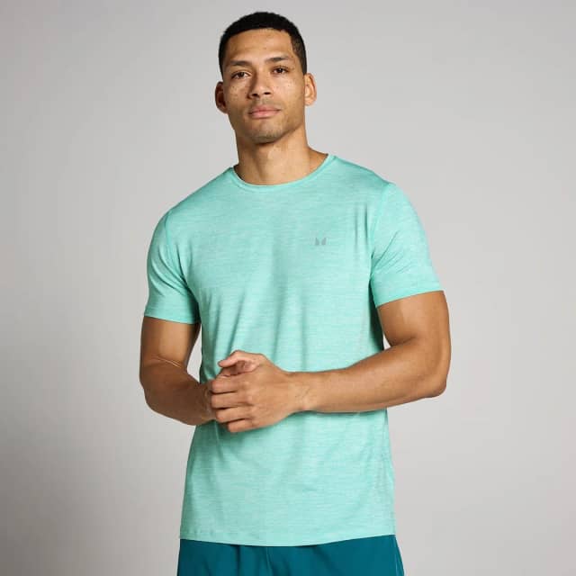 Myprotein MP Heren Tempo Marl T-Shirt - Mintgroen