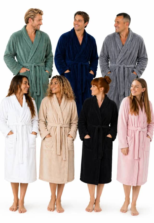 Relax Company Badjas fleece unisex