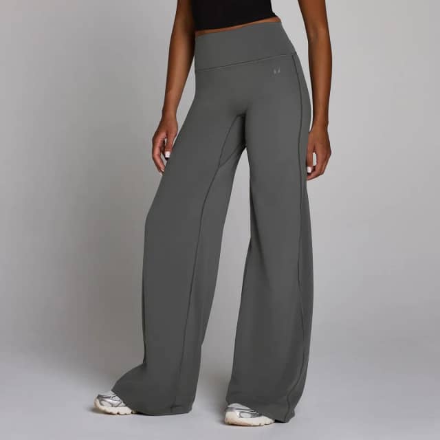 Myprotein MP Dames Tempo Tall Wide Leg Legging - Donkergrijs