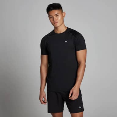 MP trainingsshirt met korte mouwen voor heren - Zwart