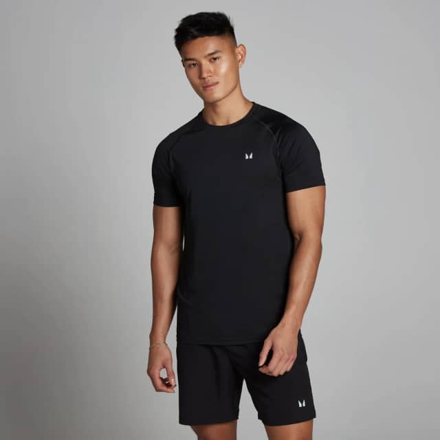 Myprotein MP trainingsshirt met korte mouwen voor heren - Zwart