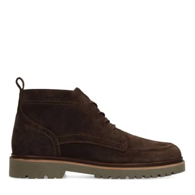 Manfield Bruine Suède Veterboots