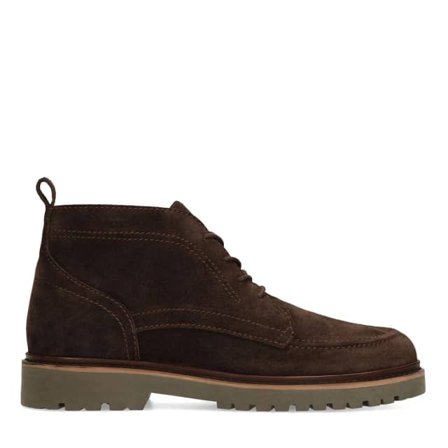 Manfield Bruine Suède Veterboots