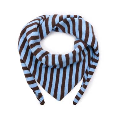 Manfield Manfield Multicolor Gestreept Triangel Sjaaltje
