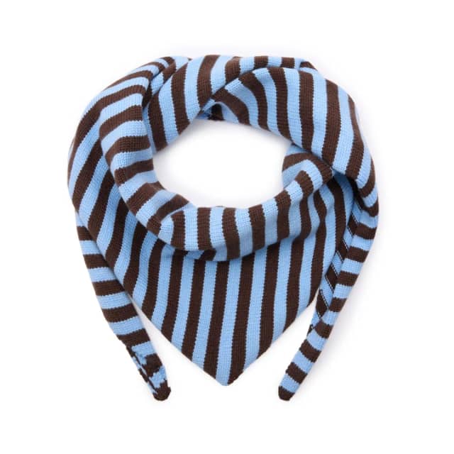 Manfield Multicolor Gestreept Triangel Sjaaltje