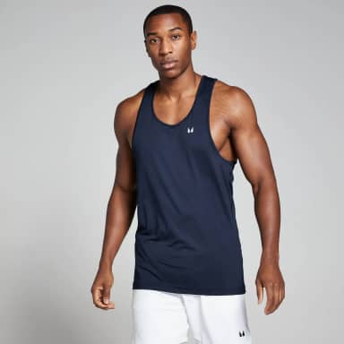 Myprotein MP trainingshemd met halternek voor heren - Marineblauw