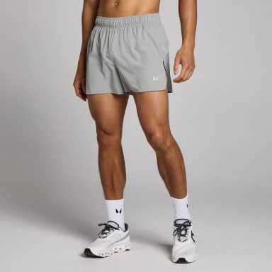 Myprotein MP trainingsshort met binnenbeenlengte van 8 cm voor heren - Stormgrijs