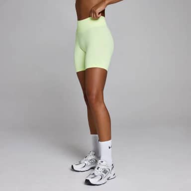 Myprotein MP Dames Hybrid Naadloze Short - Gewassen Limoen