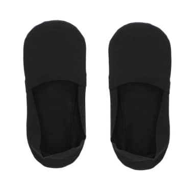 Sacha Sneakersokken invisible zwart - 2 paar