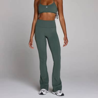 MP Women's Tempo Flared Leggings - Wolkig Groen