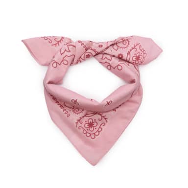 Manfield Manfield Roze Sjaaltje Met Wit- En Donkerroze Details
