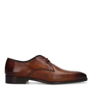 Heritage Cognac Leren Veterschoenen