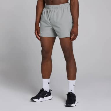 Myprotein MP geweven trainingsshort met binnenbeenlengte van 13 cm voor heren - Stormgrijs
