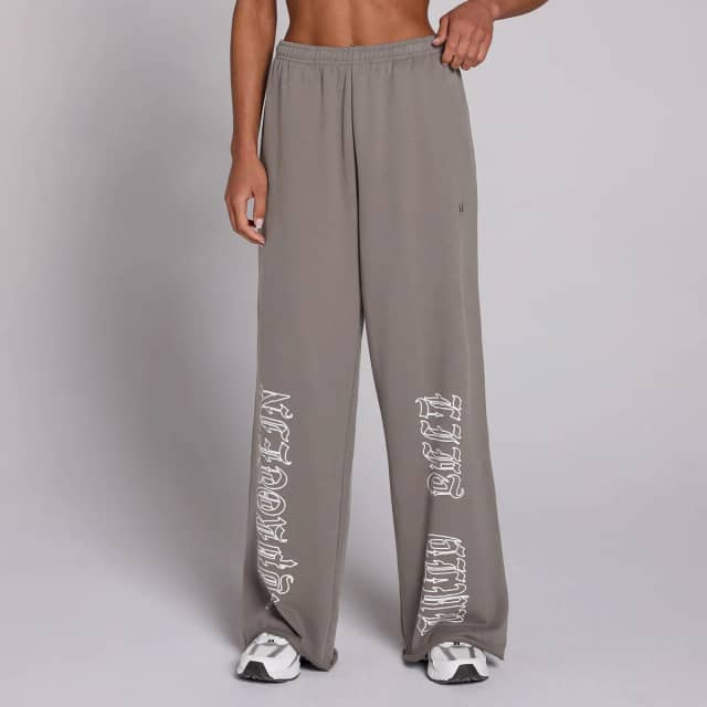 Myprotein MP Dames Lift Graphic Lifestyle Rechte Pijpen Joggingbroek - Donker Truffel