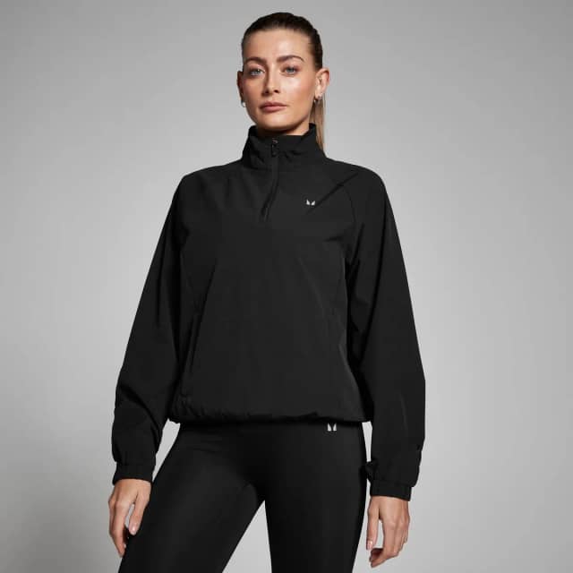 Myprotein MP Velocity windjack voor dames - Zwart