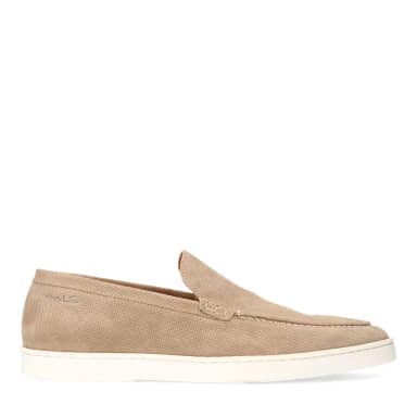 Van Lier Van Lier Beige Lugano Suède Loafers