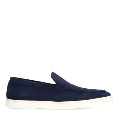 Van Lier Van Lier Donkerblauwe Lugano Suède Loafers