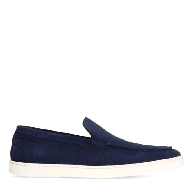 Van Lier Donkerblauwe Lugano Suède Loafers