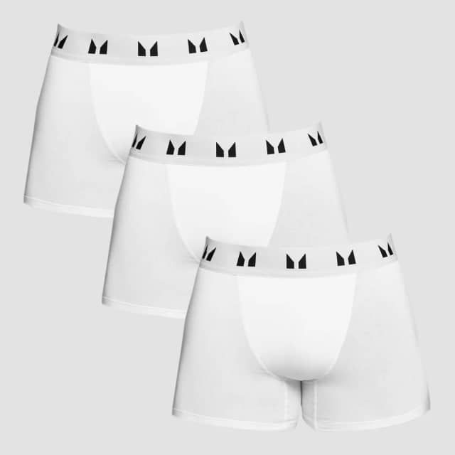 Myprotein MP boxershort voor heren - Wit (3 stuks)