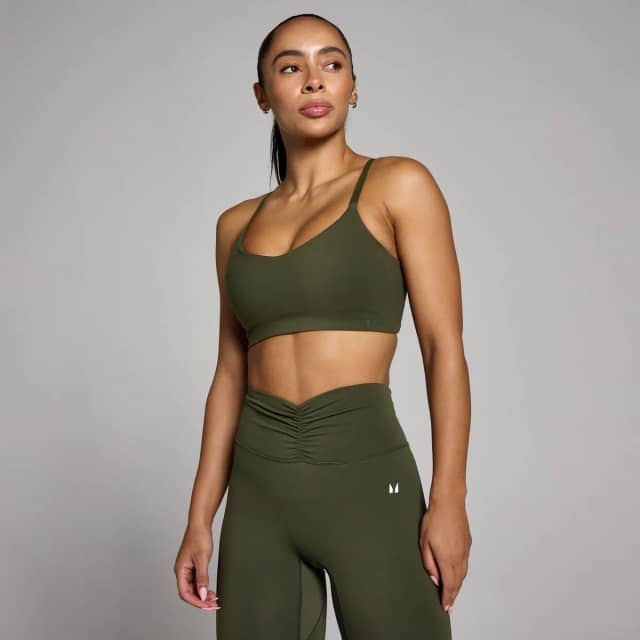 Myprotein MP Dames Tempo Sport-BH - Bosgroen