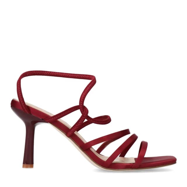 Sacha Rode sandalen met hak