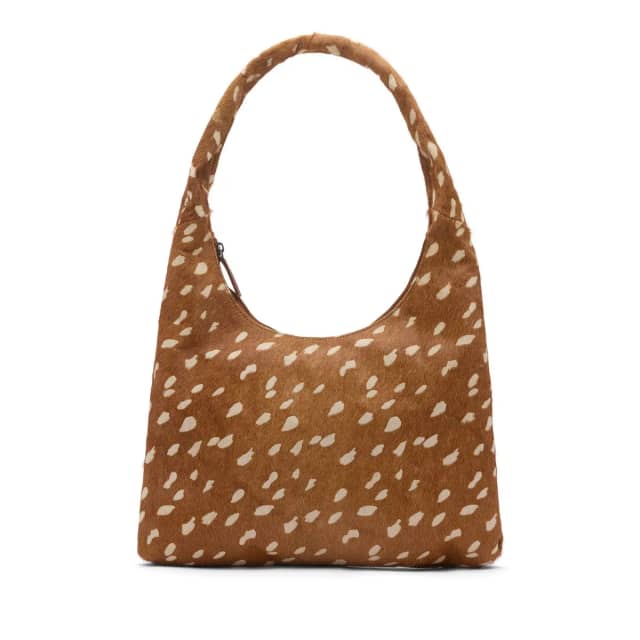 Manfield Schoudertas Met Bambiprint Met Ritssluiting
