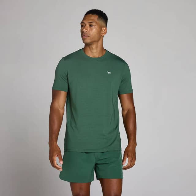Myprotein MP Men's Training Grid T-Shirt - Racing Green