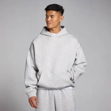 MP Rest Day oversized hoodie voor heren - Gemêleerd lichtgrijs