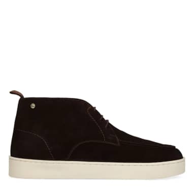 No Stress Bruine Suède Desert Boot Met Veters