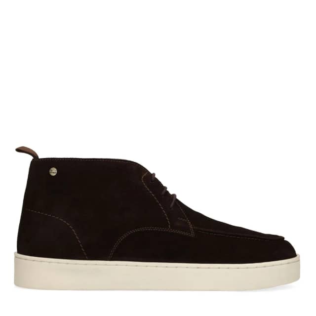 No Stress Bruine Suède Desert Boot Met Veters