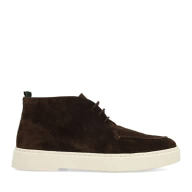 Manfield Bruine Suède Veterboots