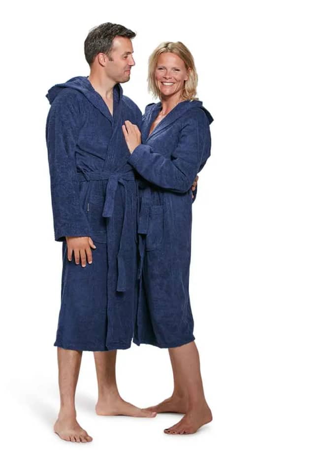Badrock Badstof badjas navy