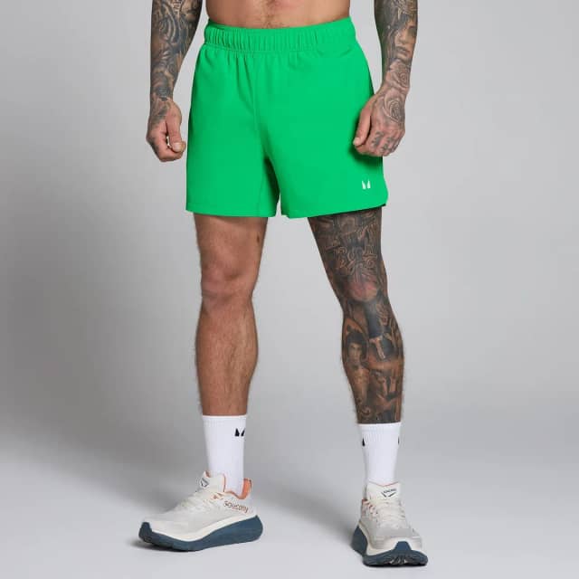 Myprotein MP Heren Training 5 Geweven Short - Zesty Green